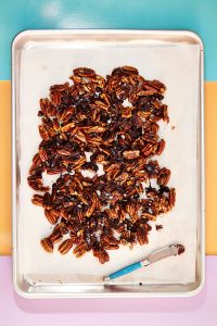 Chocolate Candied Pecans