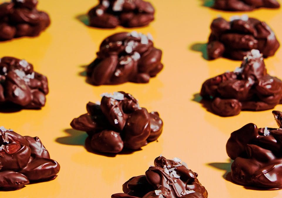 Chocolate Sea Salt Almond Clusters
