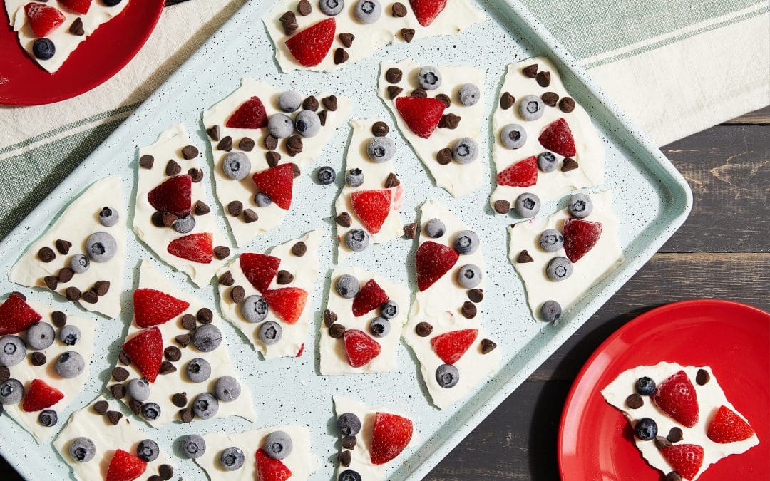 Berry Chip Yogurt Bark