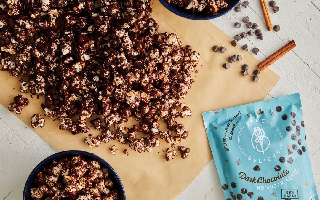 Mexican Spice Chocolate Popcorn