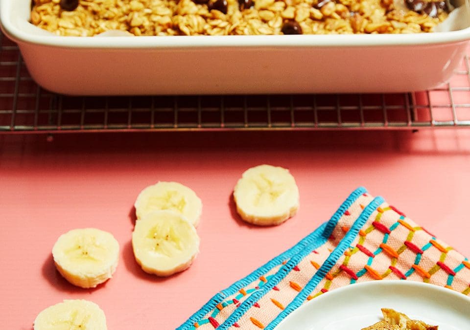 Baked Banana Chip Oatmeal