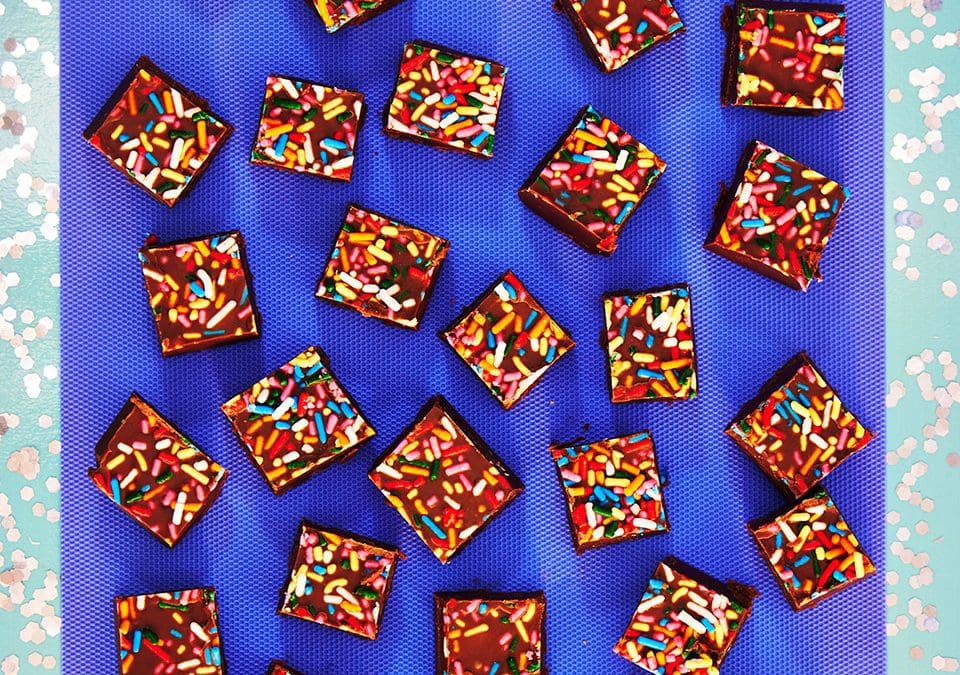 Chocolate Cake Batter Fudge