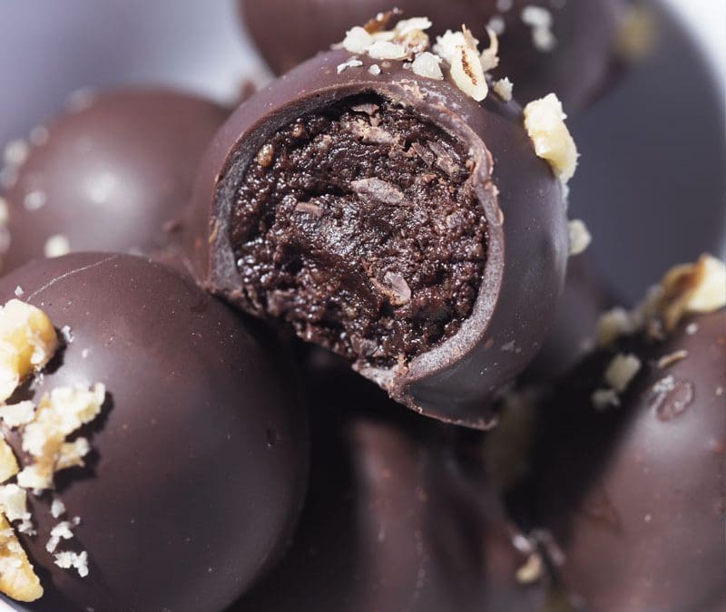 Fudgy Brownie Balls