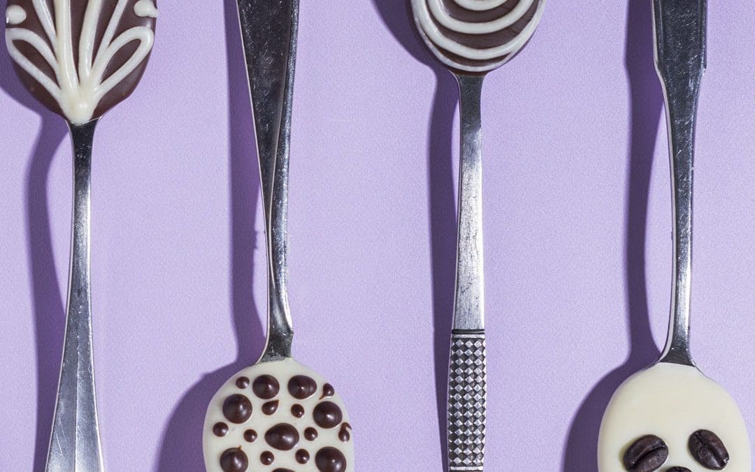 Chocolate Covered Coffee Spoons