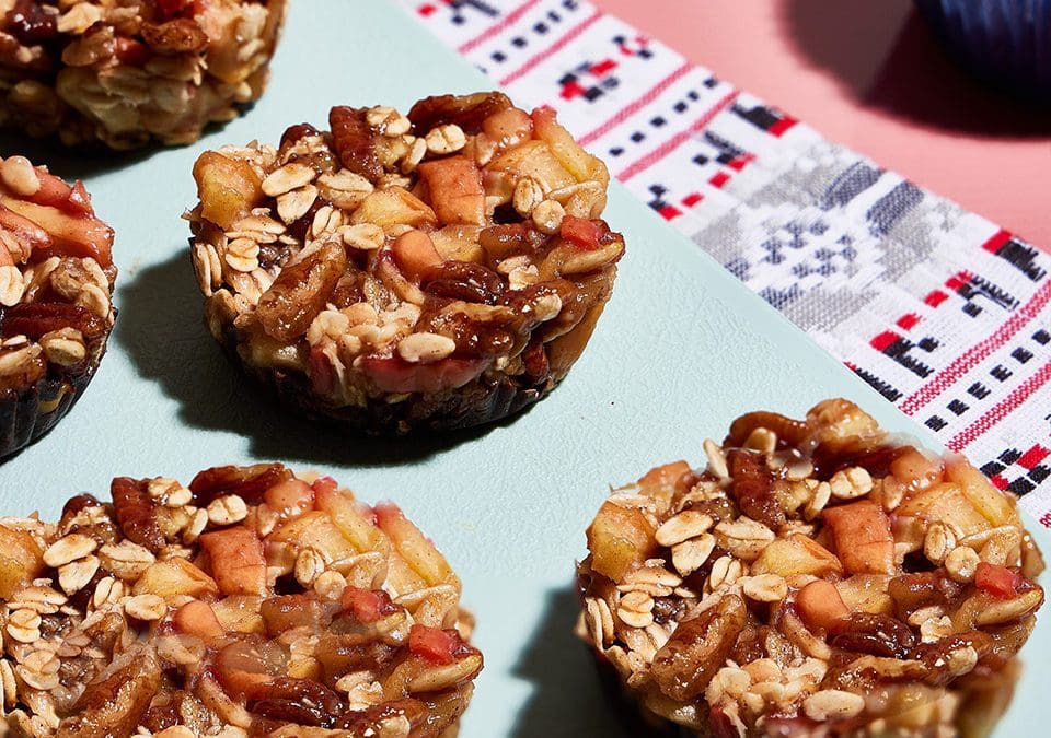 Chocolate Apple Pie Bites