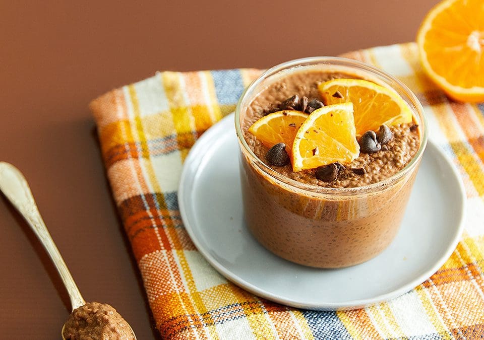 Chocolate Chai Chia Seed Pudding