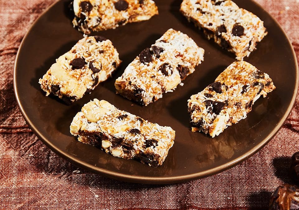 Chocolate Coconut Date Bars