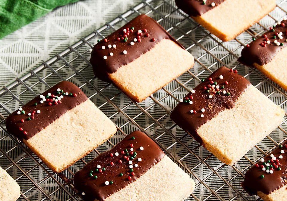 Cinnamon Shortbread Cookies