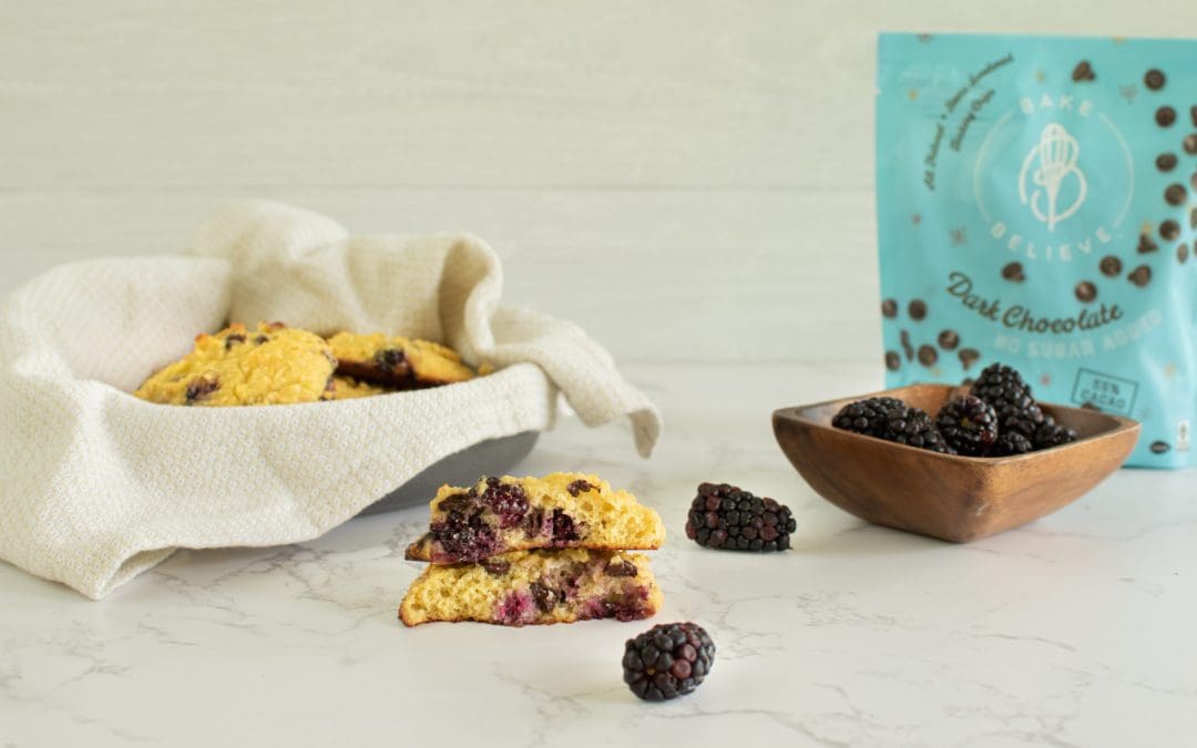 Blackberry Dark Chocolate Chip Scones