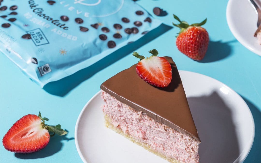 Chocolate Covered Strawberry Cheesecake