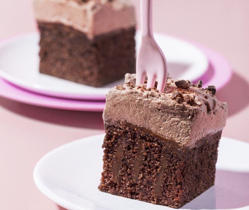 Death by Chocolate Poke Cake