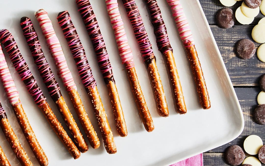 Dipped Pretzel Rods