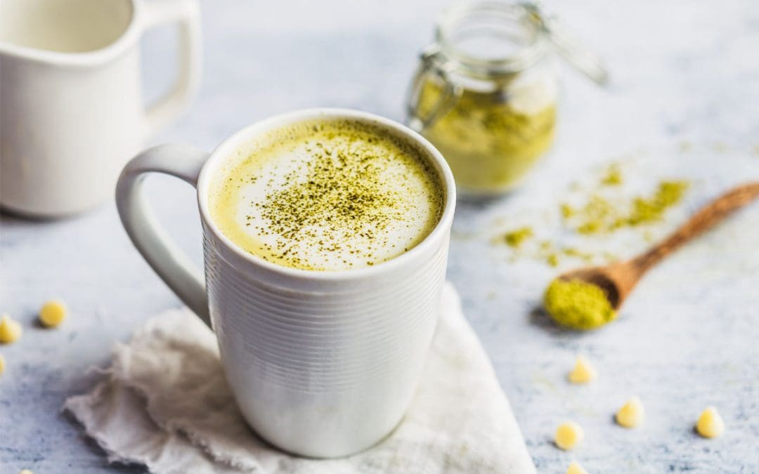 No Sugar Added White Matcha Latte