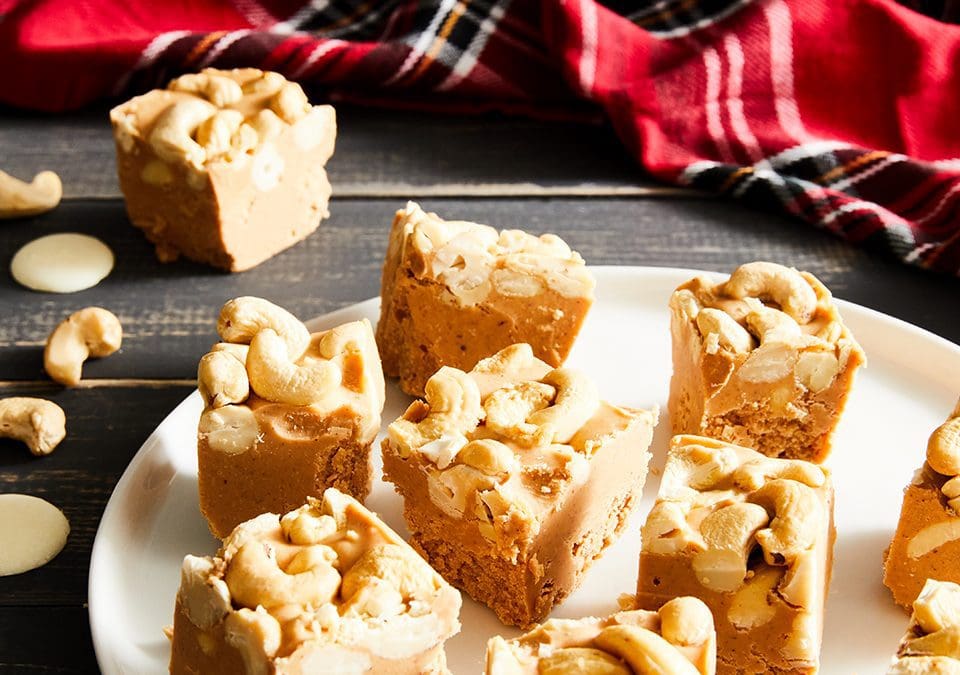 Ginger Cashew Fudge