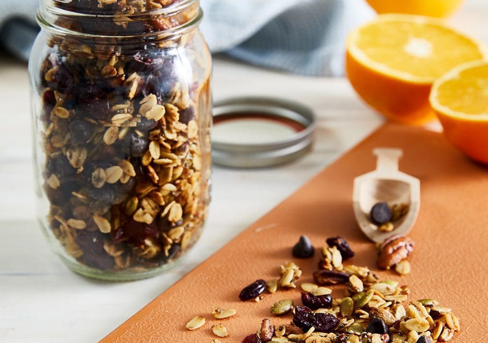 Cranberry Orange Chocolate Chip Granola