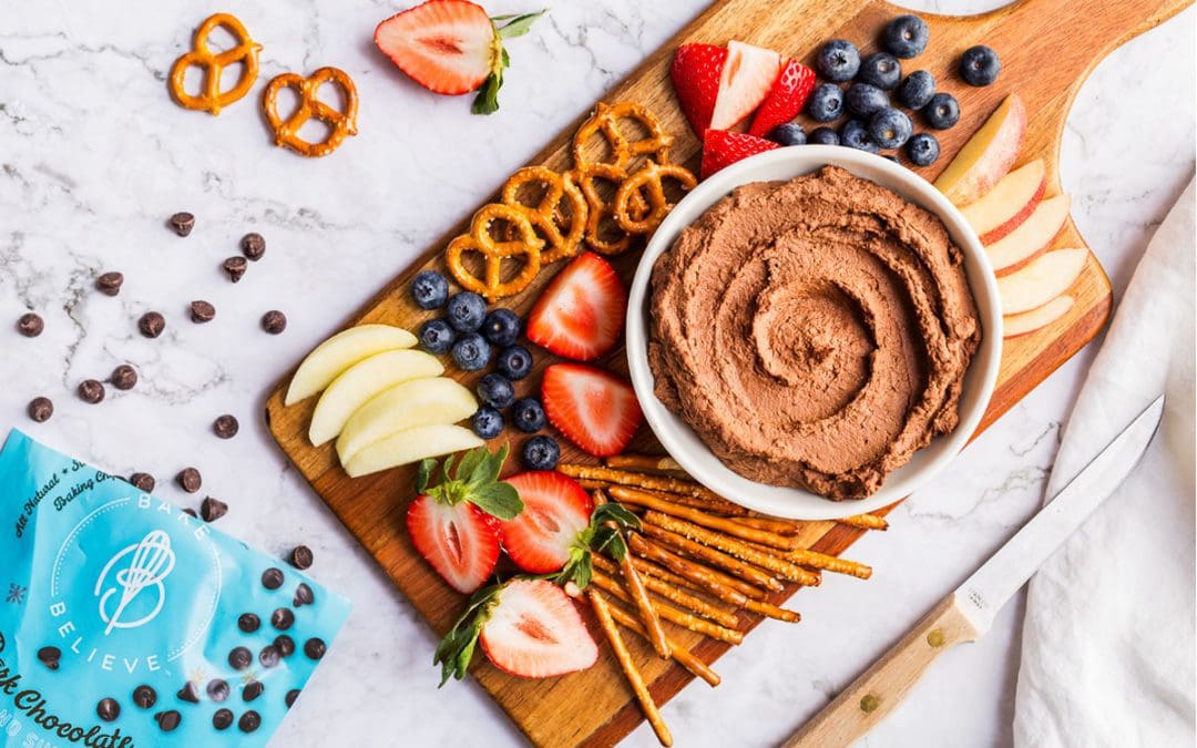No Sugar Added, Gluten Free Dark Chocolate Hummus