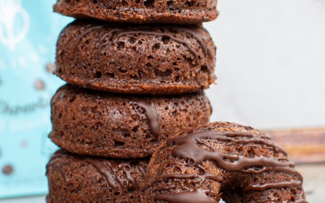 Paleo & Keto Friendly Dark Chocolate Espresso Donuts