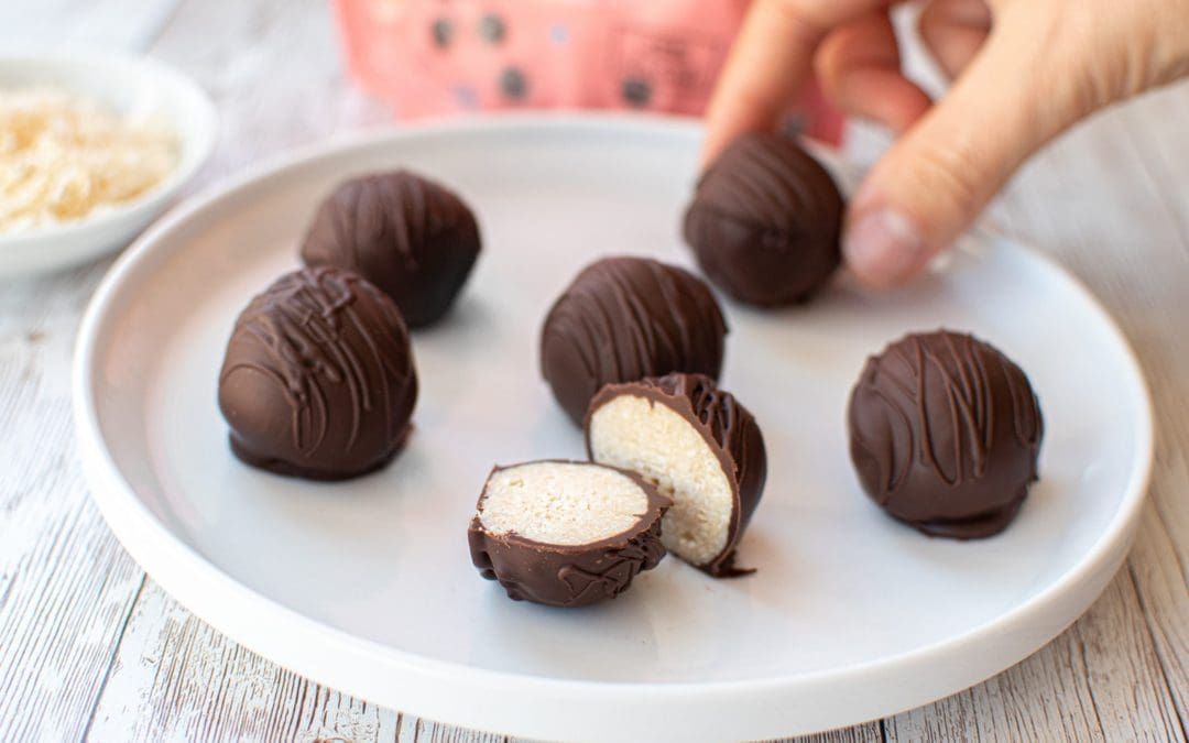 Paleo & Keto Friendly Chocolate Coconut Balls