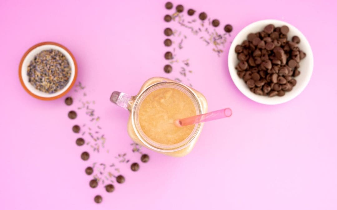 Stress-Busting Chocolate Lavender Smoothie