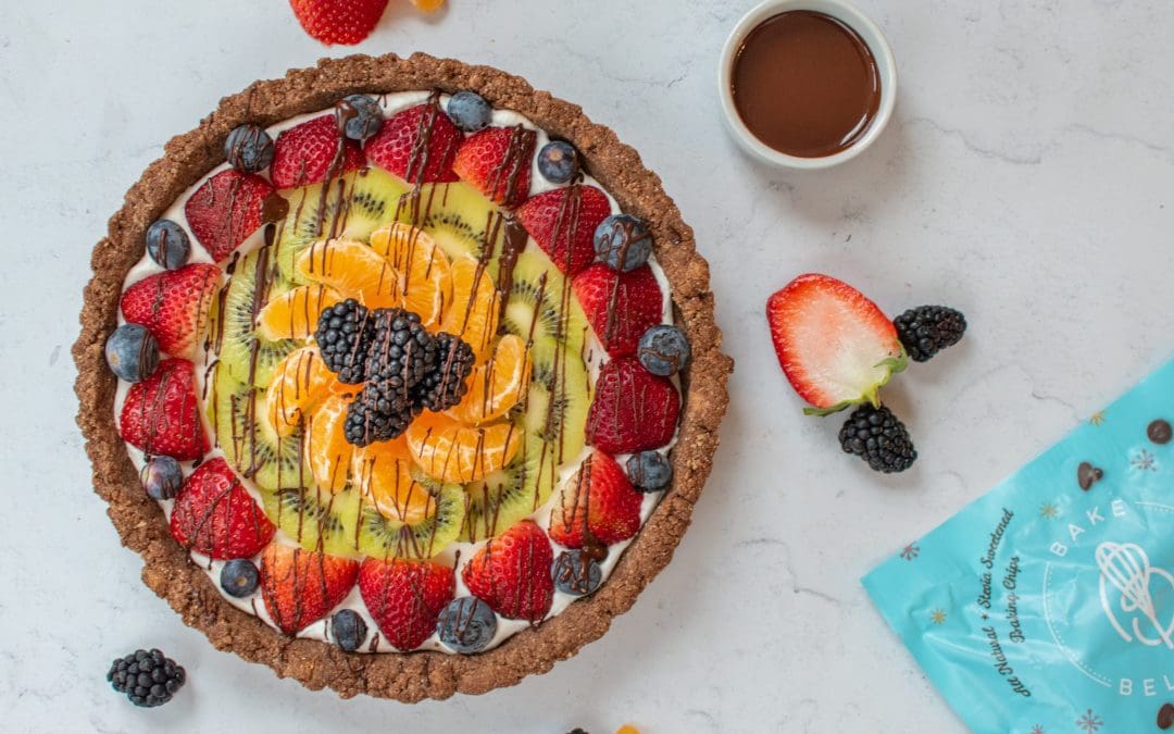 Paleo Friendly Chocolate Fruit Tart