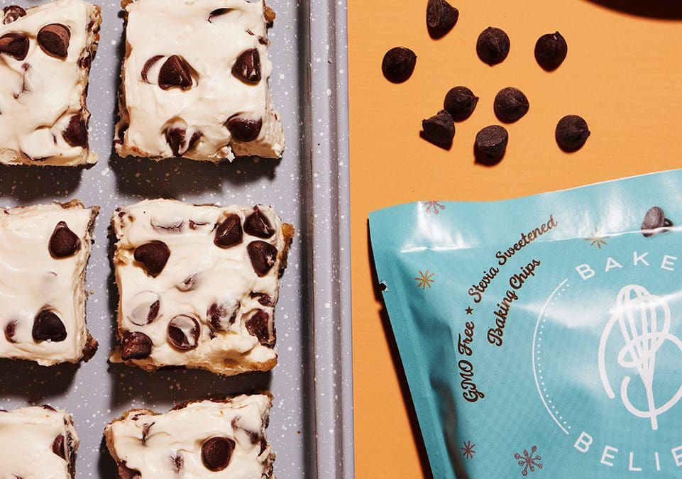 No-Bake Chocolate Chip Cheesecake Bars