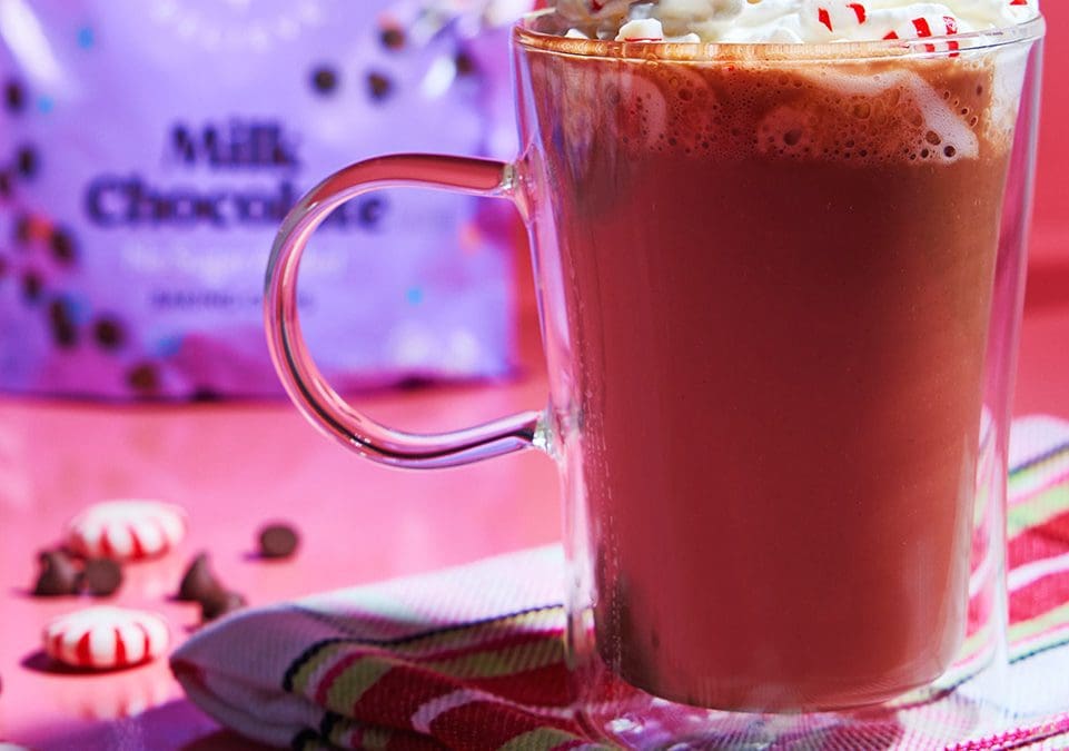 No Sugar Added Peppermint Hot Chocolate