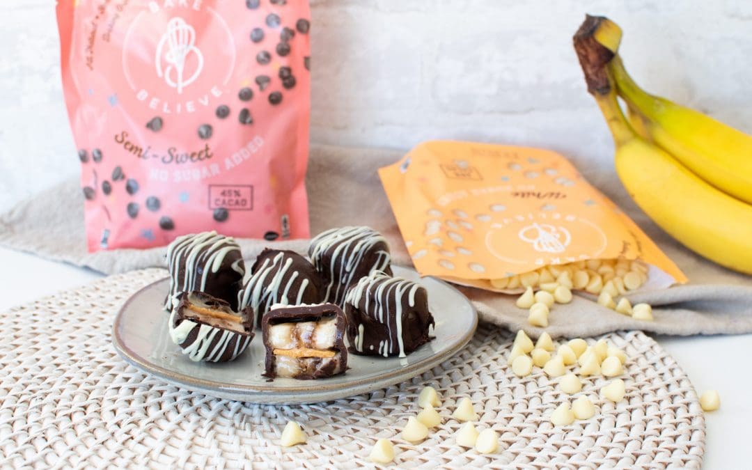 Chocolate Peanut Butter Banana Bites