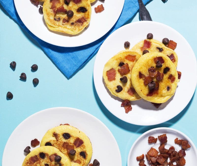 Bacon-Chocolate Chip Pancakes