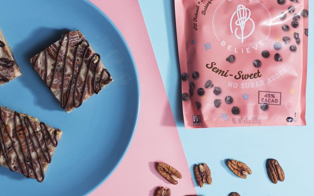 Chocolate Drizzled Pecan Pie Bars