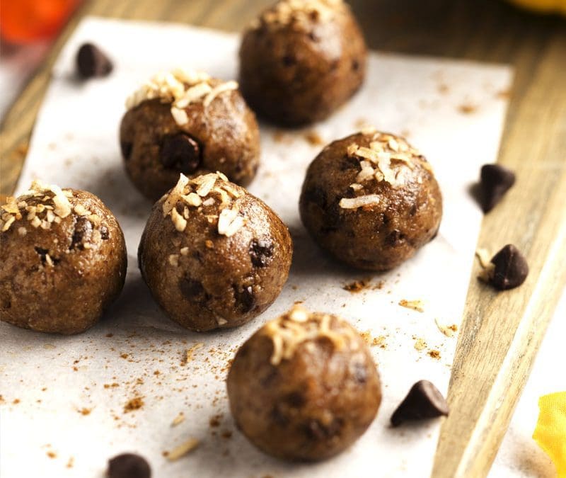 Pumpkin Spice Chocolate Chip Energy Balls