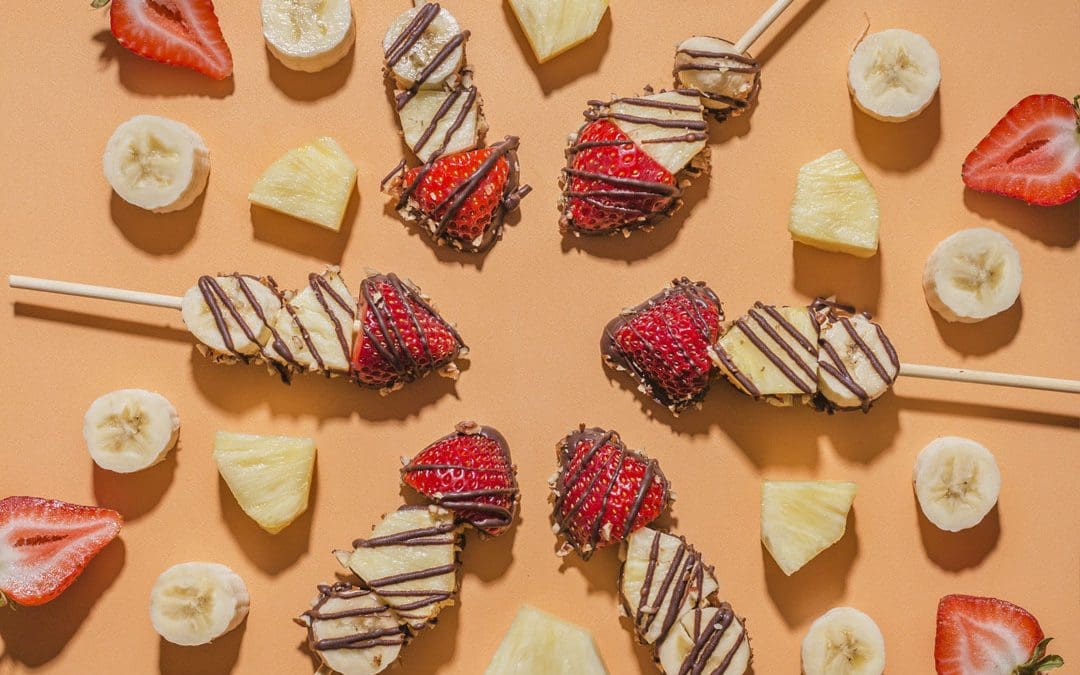 Banana Split Bites