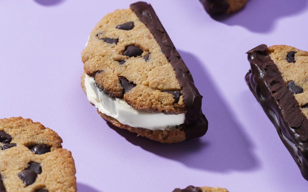 Chocolate Chip Ice Cream Tacos