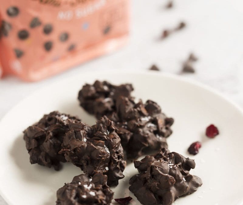 Cranberry-Orange Chocolate Clusters