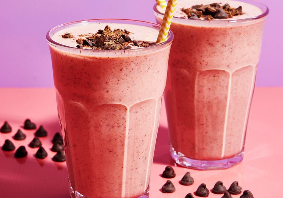 Strawberry Banana Chip Smoothie