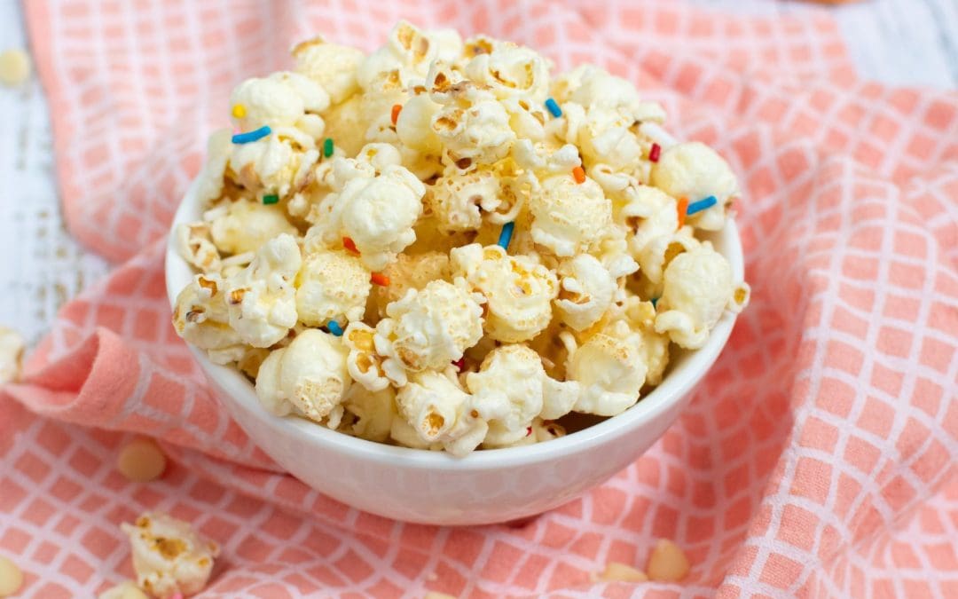 Sweet & Salty White Confetti Popcorn