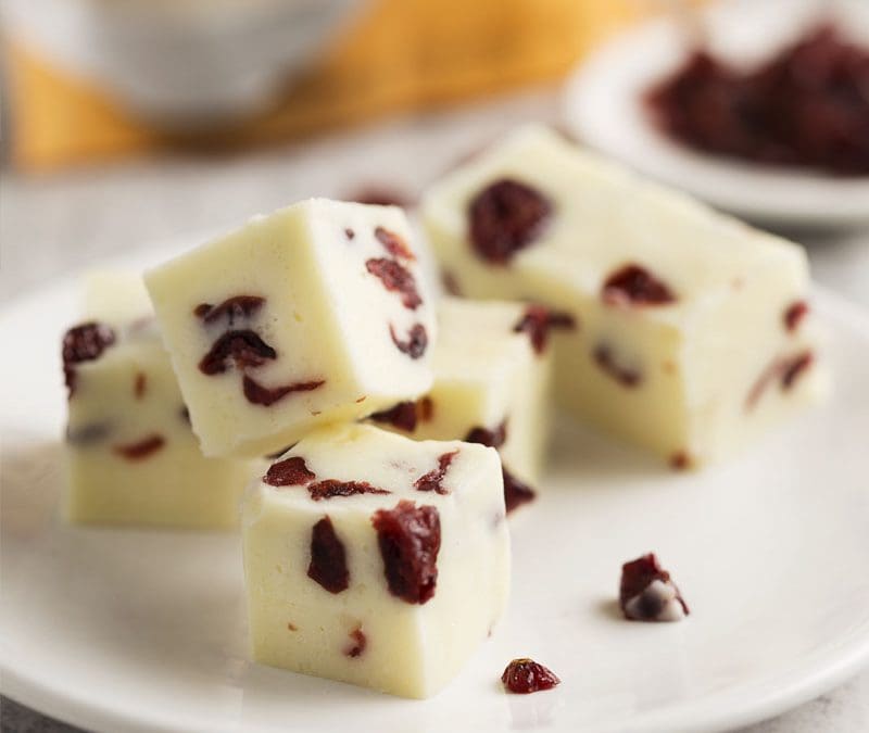White Cranberry Fudge