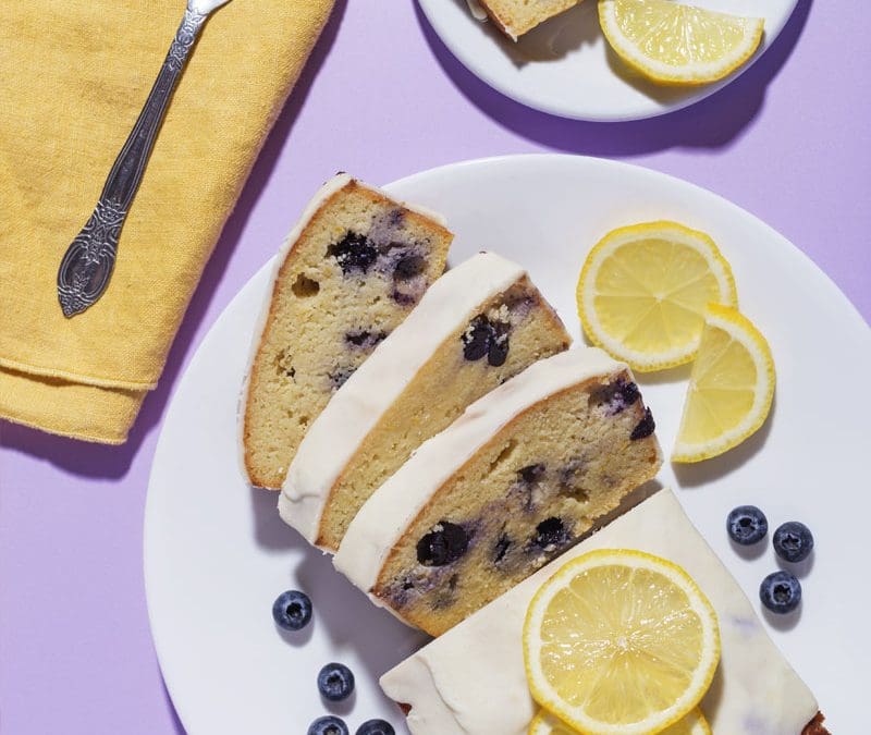Blueberry-Lemon Pound Cake