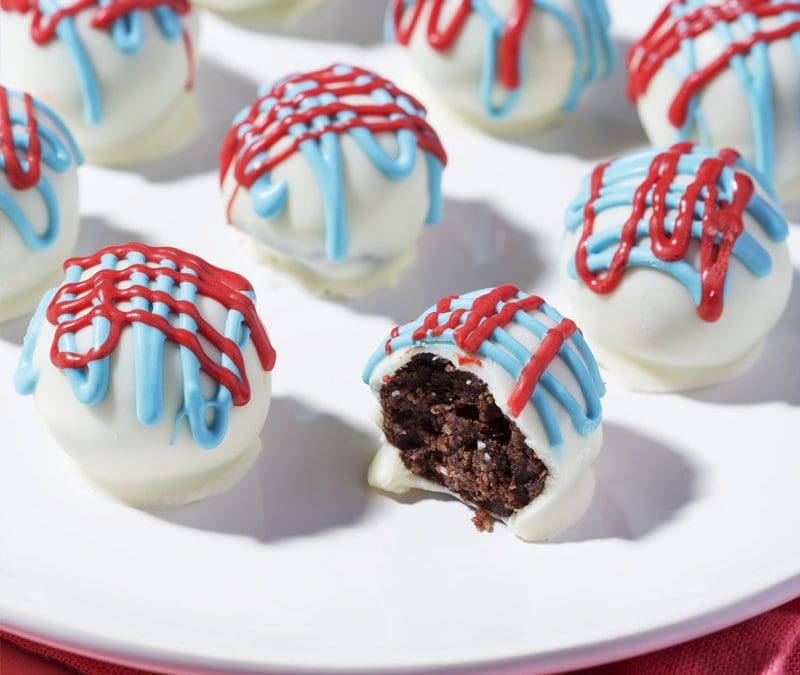 Patriotic Oreo Truffles