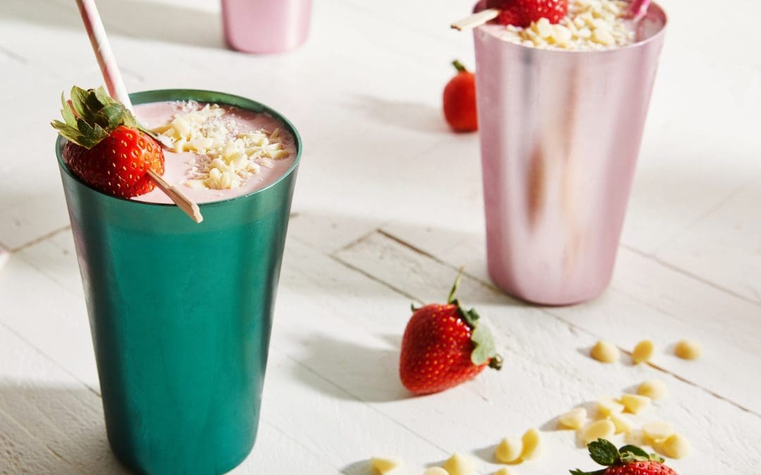 White Chip Strawberry Smoothie