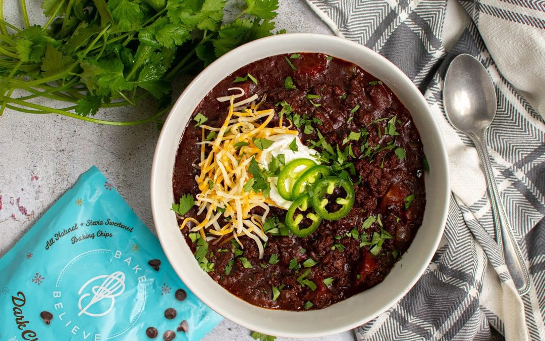 Dark Chocolate Chili (Paleo, Keto Friendly)