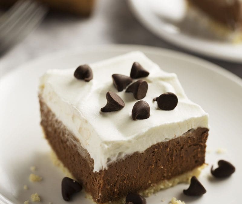Keto French Silk Pie Bars