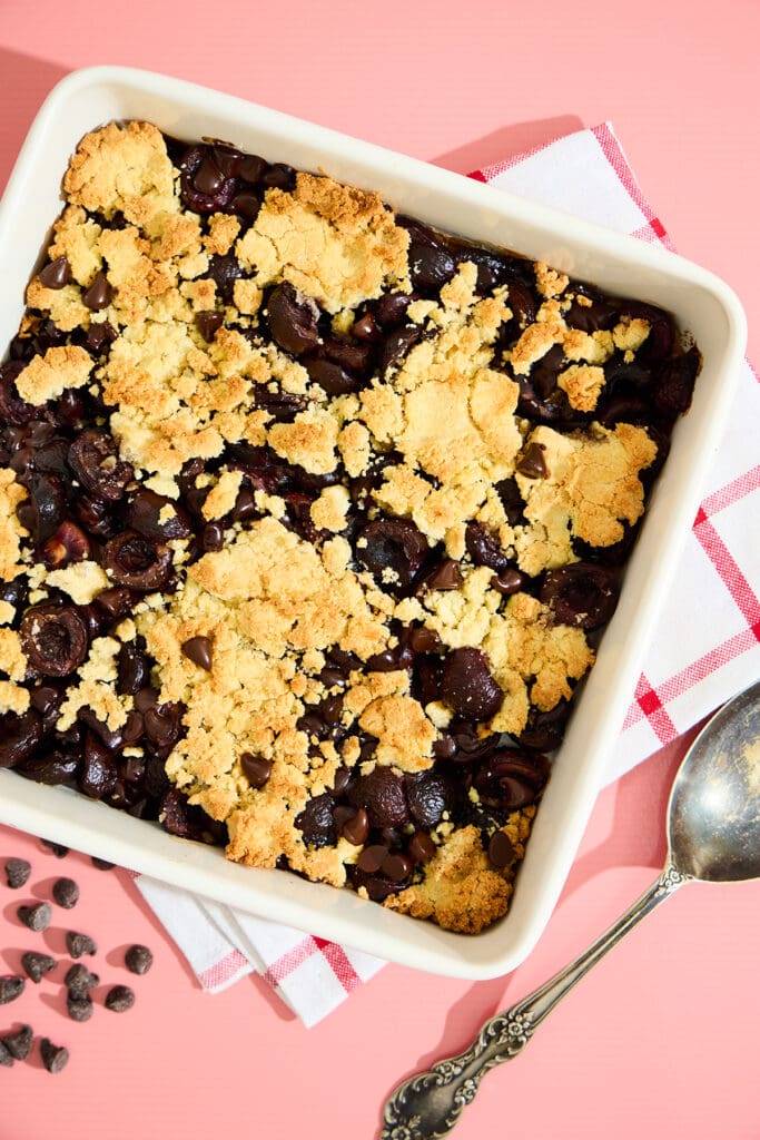 Bake Believe - Cherry Chocolate Chip Cobbler