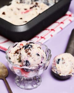 Bake Believe Berry Chip Cottage Cheese Ice Cream